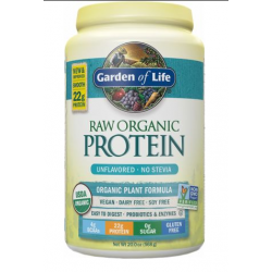 Proteiny RAW Organic Protein Natural- proteiny o smaku naturalnym 560g -Garden of Life